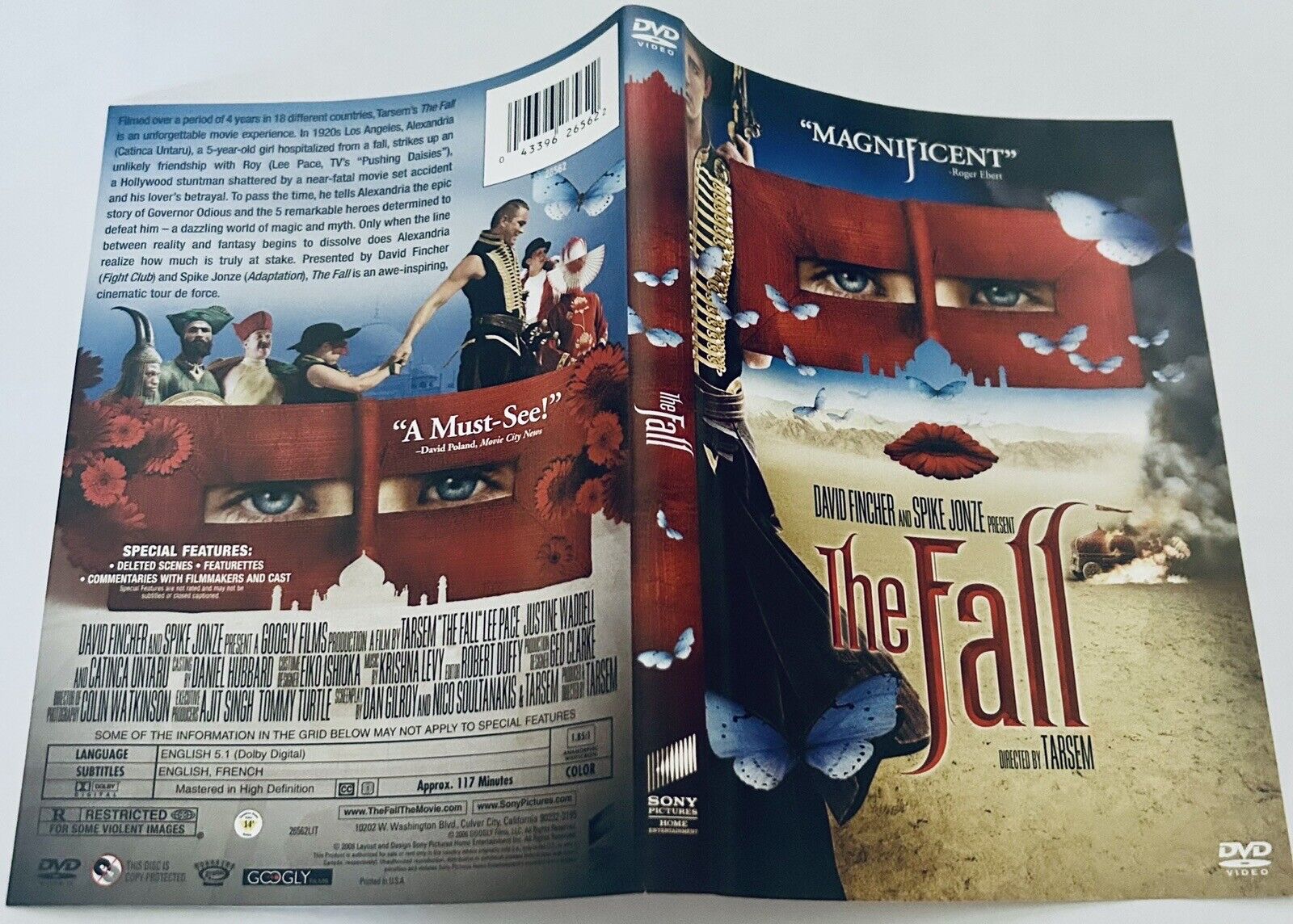 The Fall DVD 2008 * DVD Artwork ONLY - NO DISC * Tarsem Singh