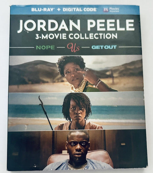 Jordan Peele 3-Movie Collection Blu-Ray *SLIPCOVER ONLY - NO DISC/CASE *