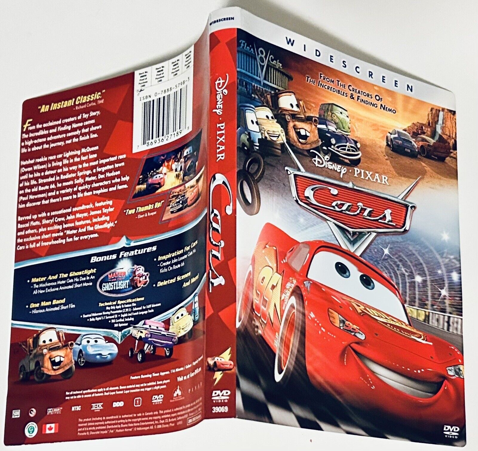 Disney Pixar Cars (DVD, 2006) * DVD Artwork ONLY - NO DISC