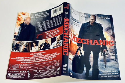 The Mechanic 2011 DVD *Artwork ONLY - NO DISC/CASE*