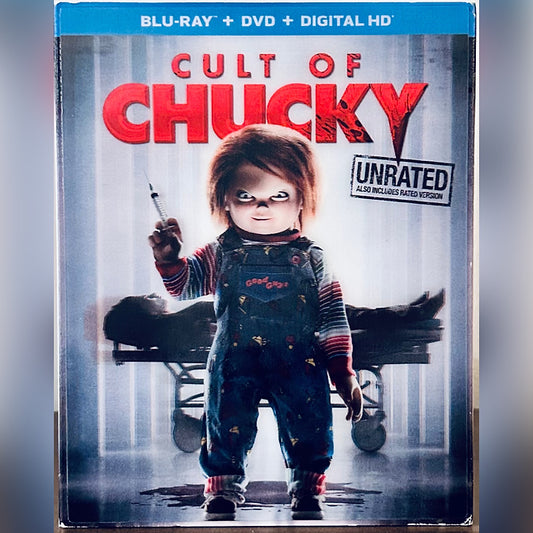 Cult of Chucky (Blu-ray ONLY 2017) w/ Lenticular Slipcover Horror Jennifer Tilly