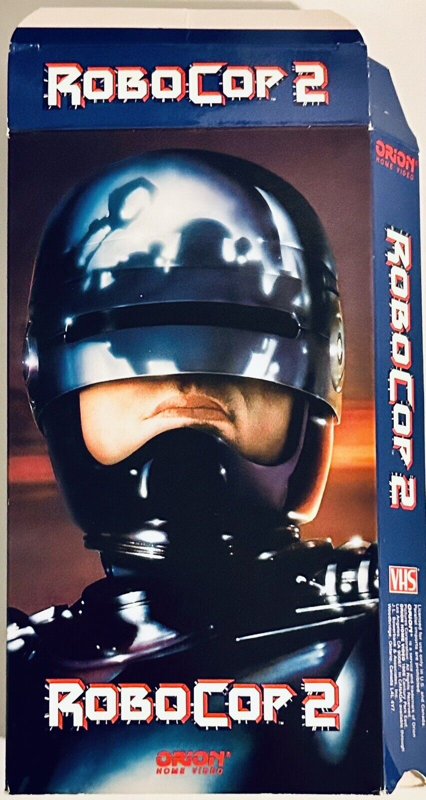 RoboCop 2 1990 VHS * Replacement VHS BOX ONLY - NO TAPE * Orion