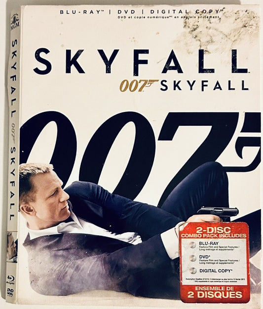 Skyfall 2015 * Blu-Ray Slipcover ONLY - NO DISC/CASE *