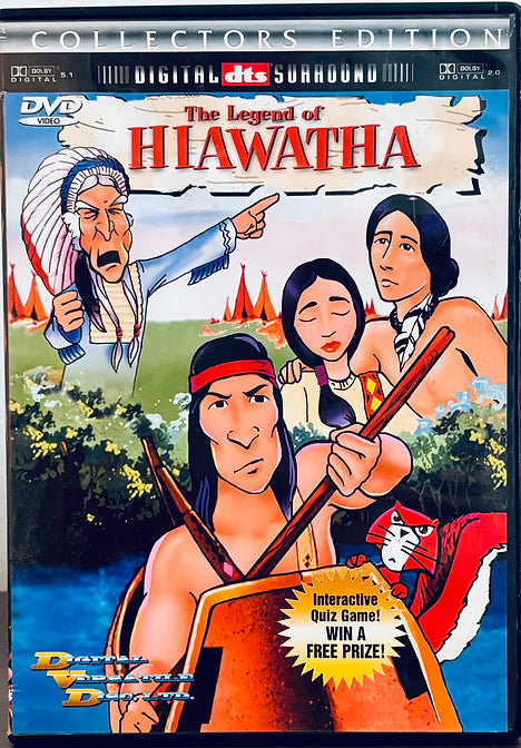 The Legend of Hiawatha (DVD, 2000) TV Movie Animation Collectors Edition 1983