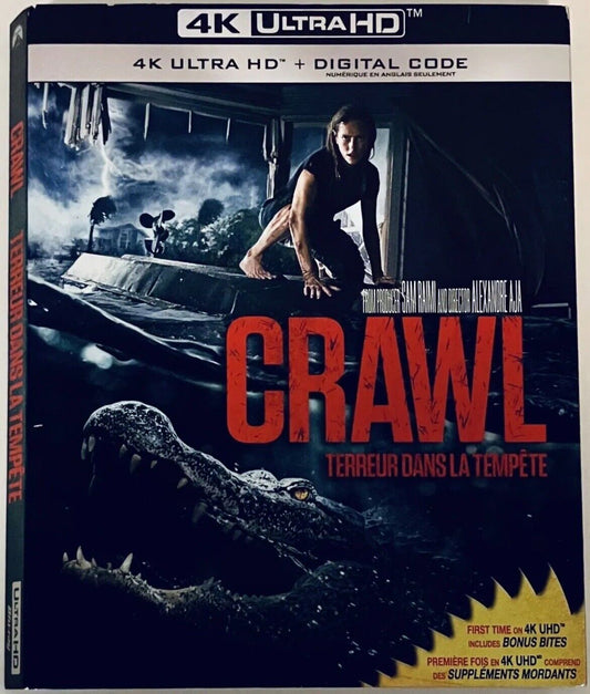 Crawl 2019 * 4K-UHD Slipcover ONLY - NO DISC/Case *