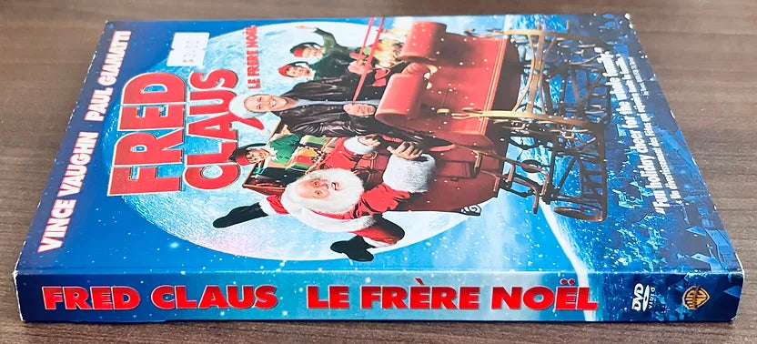 Fred Claus (DVD, 2008) w/ Slipcover Vince Vaughn Christmas Warner Bros*MA1