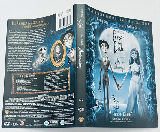 Tim Burton's Corpse Bride DVD, 2005 * DVD Artwork ONLY - NO DISC