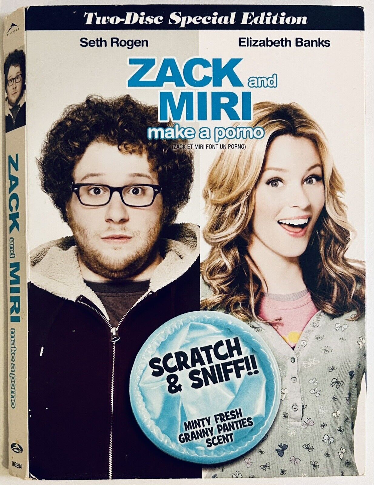 Zack and Make a Miri 2009 DVD * Slipcover ONLY - NO DISC/CASE *