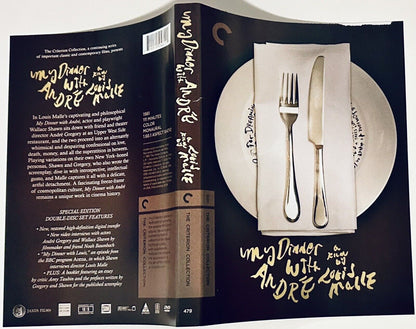 My Dinner with Andre * DVD Artwork & Booklet ONLY - NO DISC * Criterion