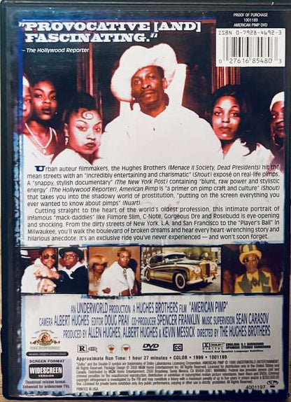 American Pimp (DVD 1999) Widescreen w/ Insert Documentary OOP*MA1