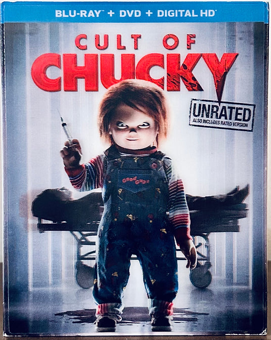 Cult of Chucky (Blu-ray ONLY 2017) w/ Lenticular Slipcover Horror Jennifer Tilly