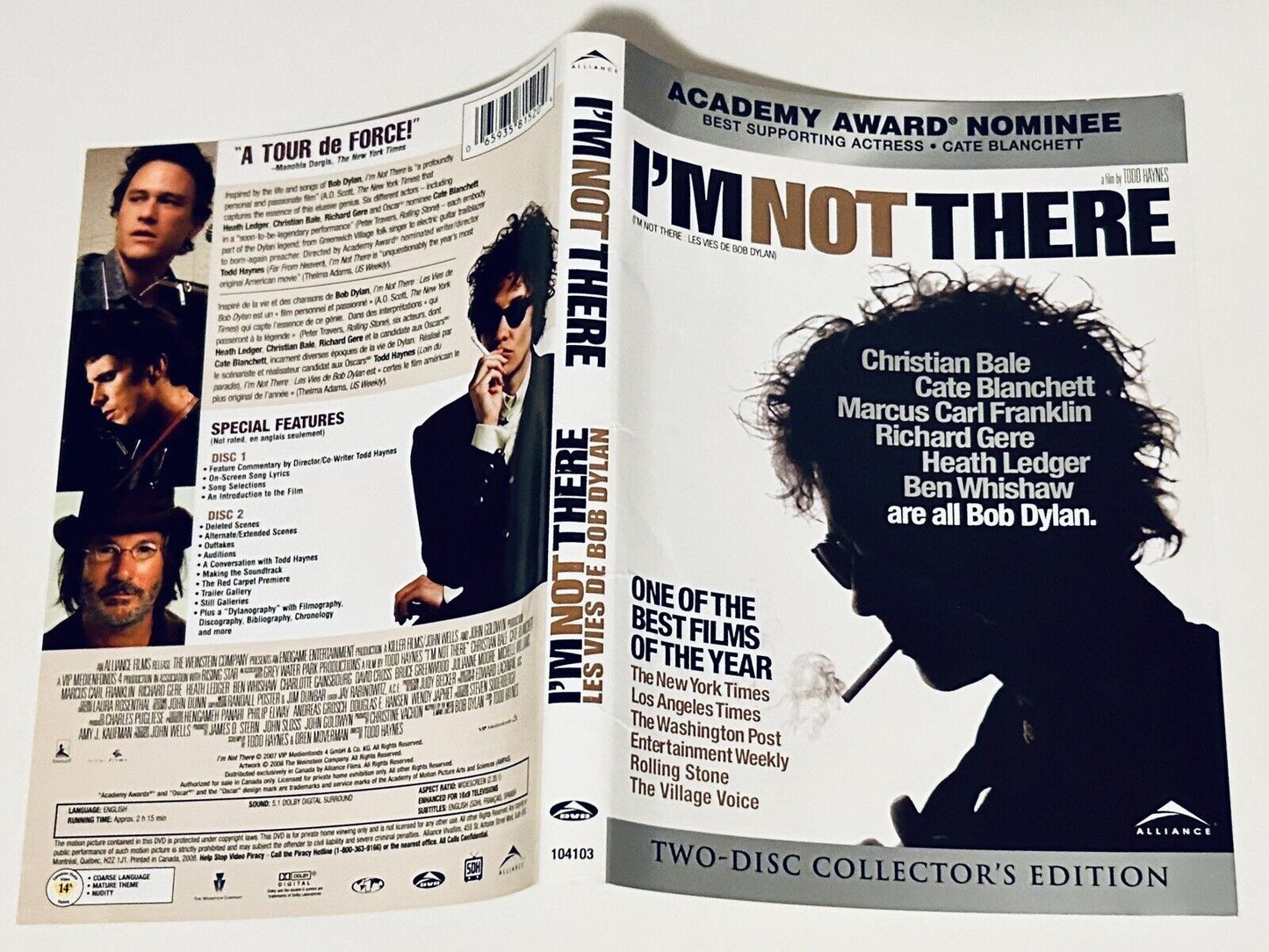 I'm Not There (DVD) *ARTWORK ONLY - NO DISC/CASE* Collectors Edition