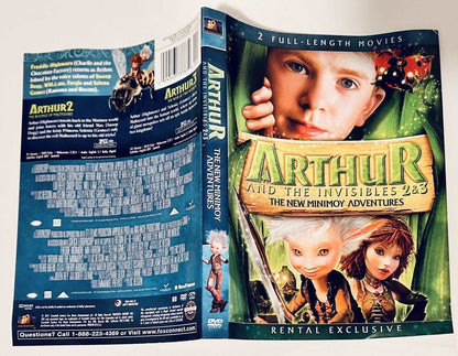 Arthur and the Invisibles 2 & 3 The New Minimoy Adventures * Artwork - NO DISC