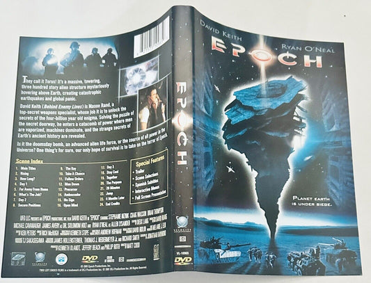 Epoch DVD 2001 * DVD Artwork ONLY - NO DISC - SCI-FI