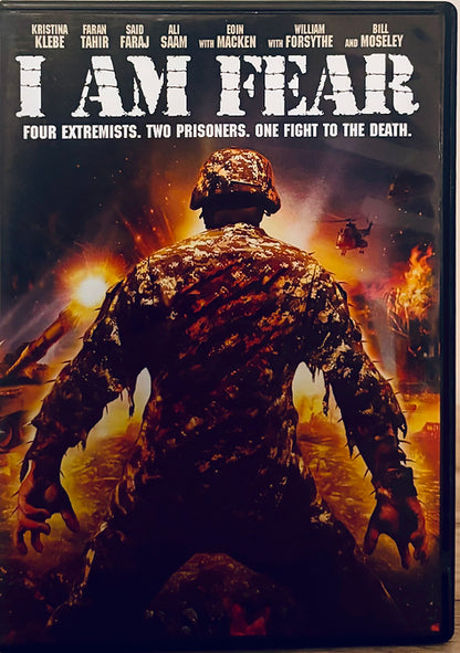 I Am Fear (DVD, 2020) VG Scream Factory Horror/War *MA1