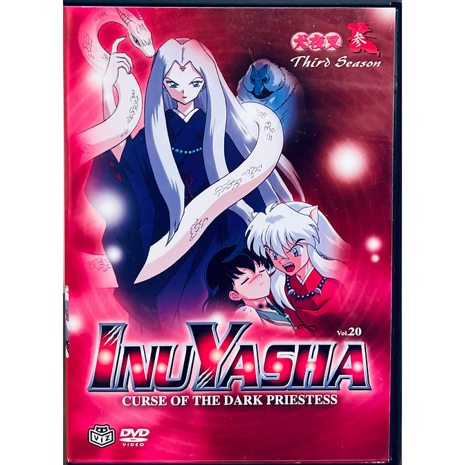 InuYasha - Vol. 20: Curse Of The Dark Priestess (DVD 2004) JP/EN Anime w/ Insert