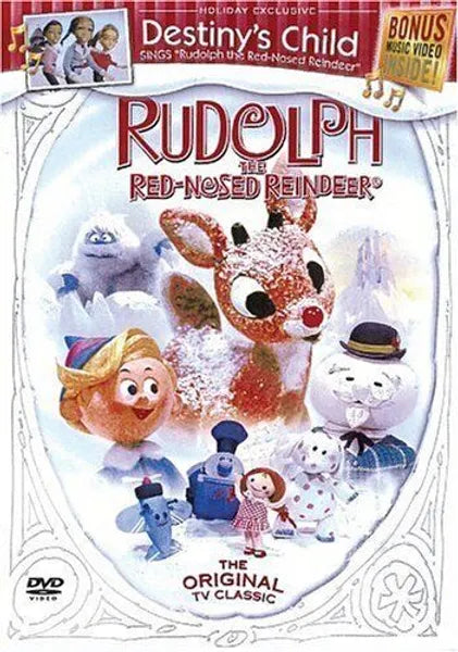 Rudolph the Red-Nosed Reindeer (DVD, 1964) Musical/Christmas Burl Ives NEW