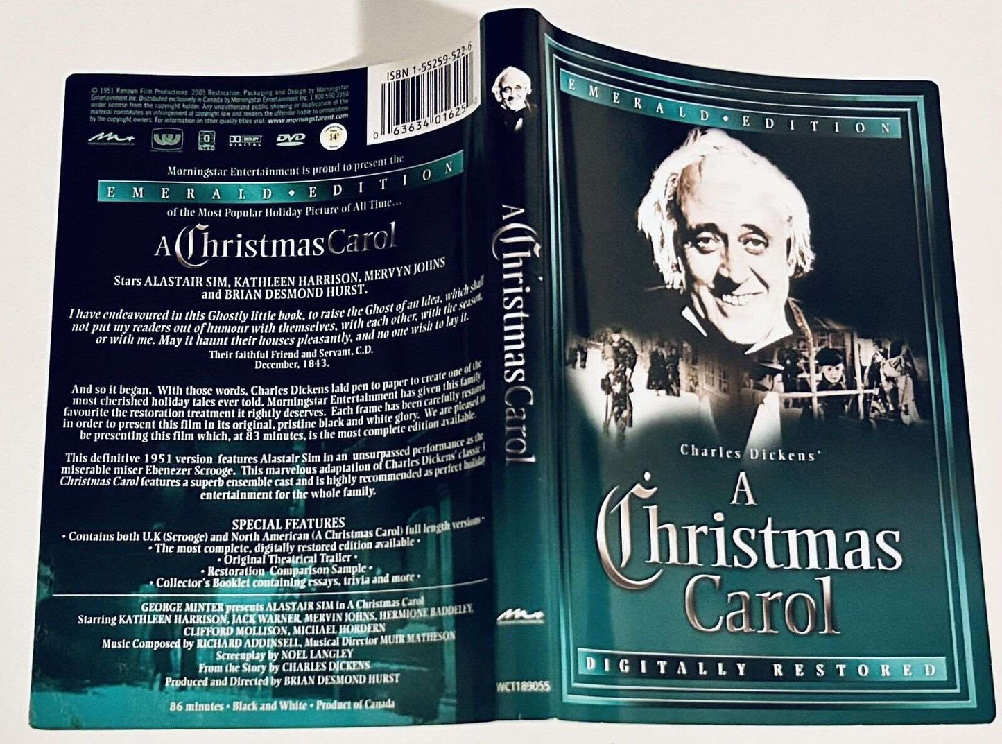 A Christmas Carol 1951 * DVD Artwork ONLY - NO DISC *