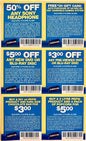 One Sheet of Original Blockbuster Canada Coupons En/Fr Valid Until April 30-2009