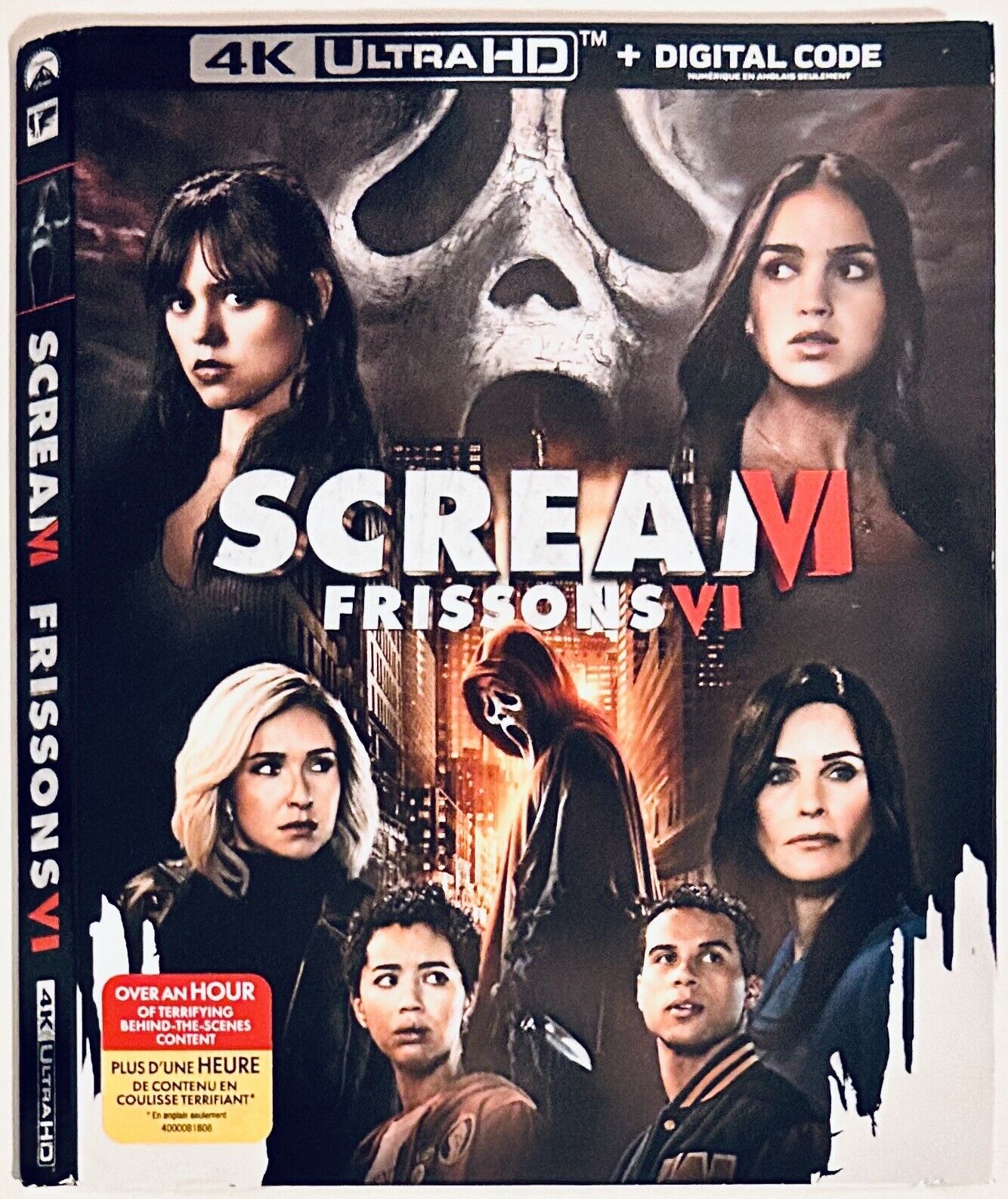 “Scream 5” 2022 * 4K-UHD Slipcover ONLY - NO DISC/CASE *