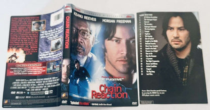 Chain Reaction DVD, 1996 *ARTWORK & INSERT ONLY - NO DISC*