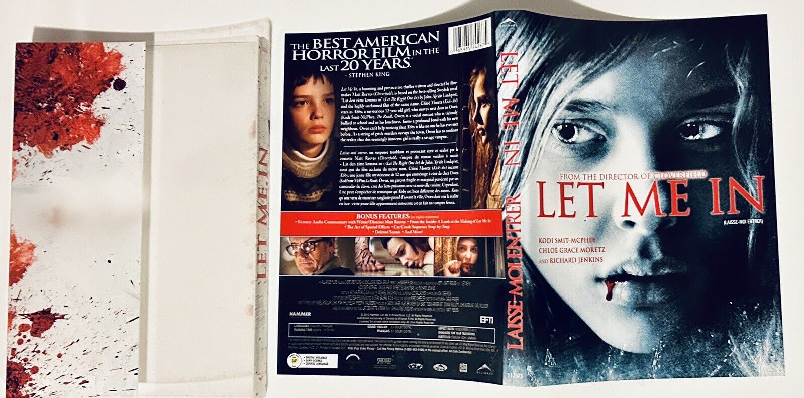 Let Me In 2011 DVD *SLIPCOVER & ARTWORK ONLY - NO DISC/CASE *