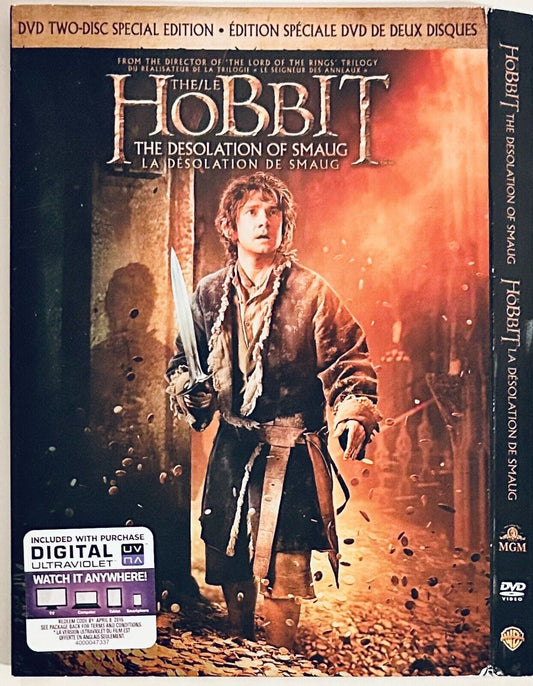 The Hobbit: The Desolation of Smaug 2014 * DVD Slipcover ONLY - ONLY - NO DISC