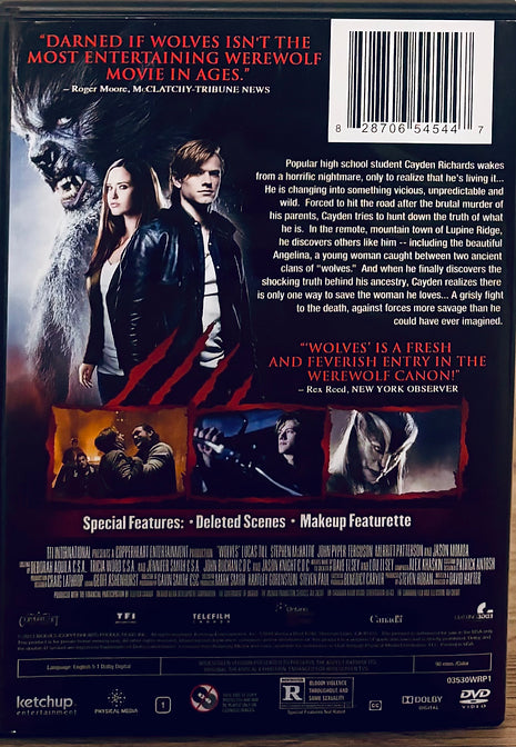 Wolves (DVD 2014) Fantasy/Horror VG *MA1