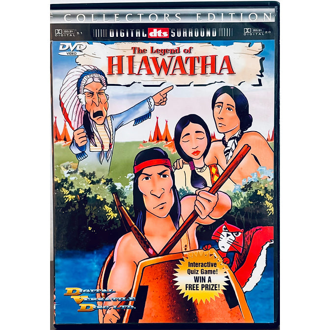 The Legend of Hiawatha (DVD, 2000) TV Movie Animation Collectors Edition 1983