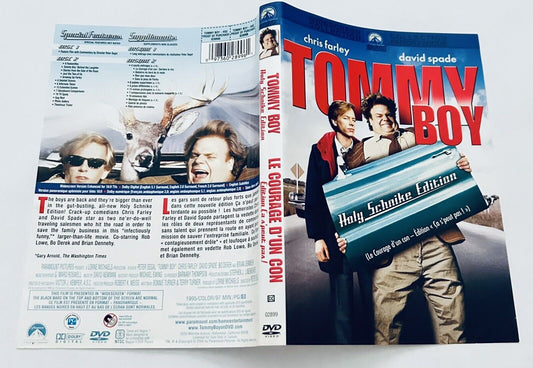 Tommy Boy DVD 1995 *ARTWORK* DVD Artwork ONLY - NO DISC