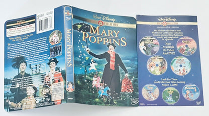 Mary Poppins DVD, 2000 *ARTWORK & INSERT ONLY - NO DISC* Collection Edition