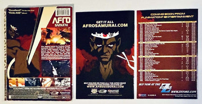 Afro Samurai 2007 * DVD Artwork & (2) Inserts - NO DISC/CASE *