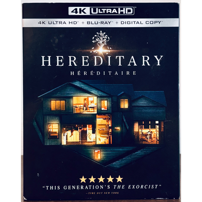 Hereditary (Blu-ray ONLY 2018) **NO 4K DISC <<Read>> w/ Slipcover Elevation Pic.