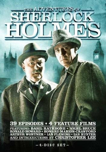 The Adventures Of Sherlock Holmes (DVD, 2012) 4-Disc Set Mill Creek NEW*MA1