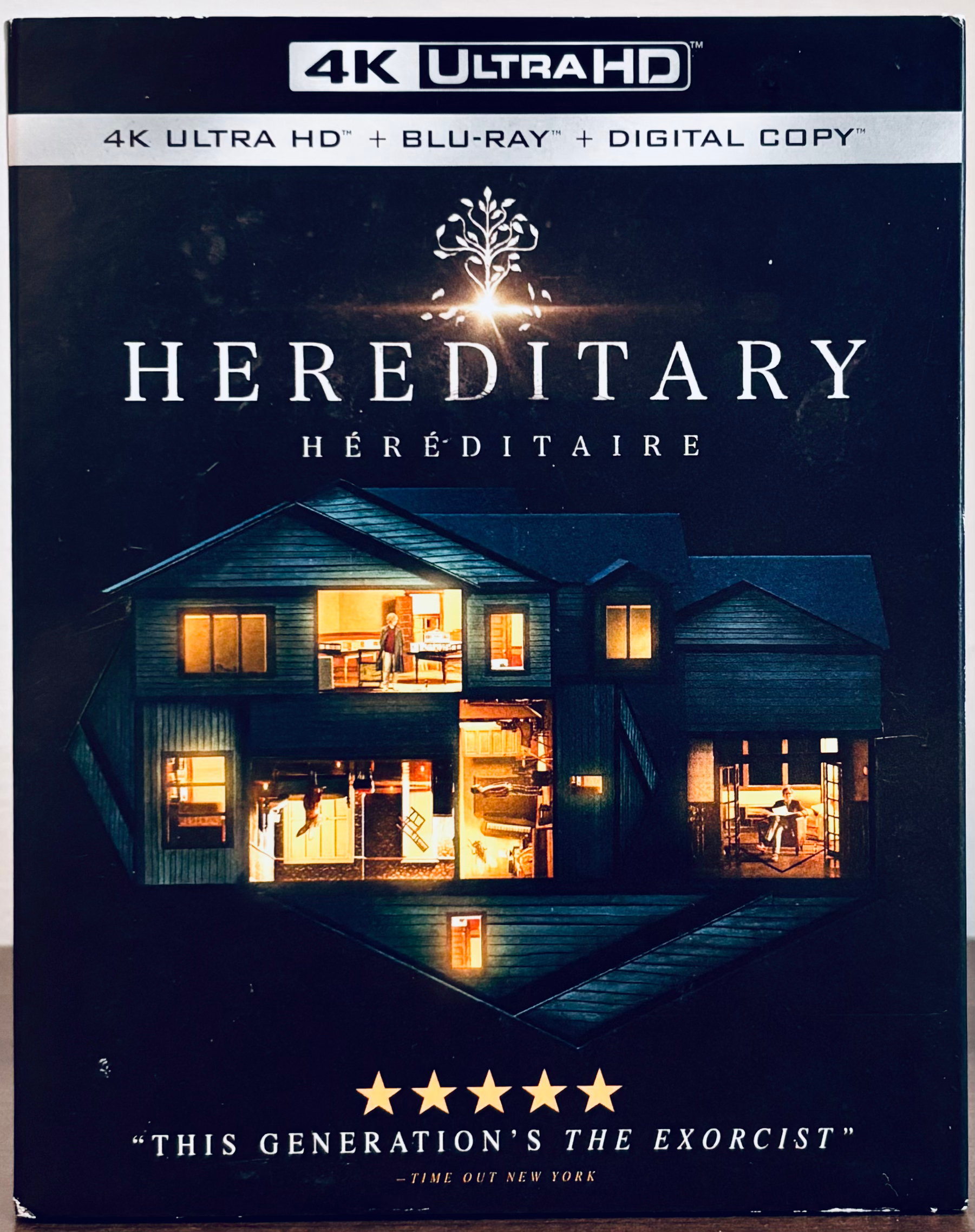 Hereditary (Blu-ray ONLY 2018) **NO 4K DISC <<Read>> w/ Slipcover Elevation Pic.