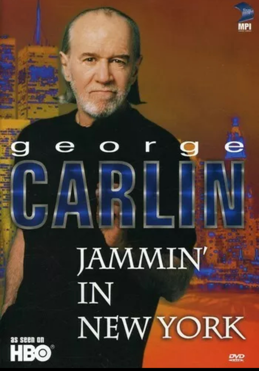 George Carlin: Jammin' in New York (DVD 1992) Region Free Full Frame MPI OOP NEW