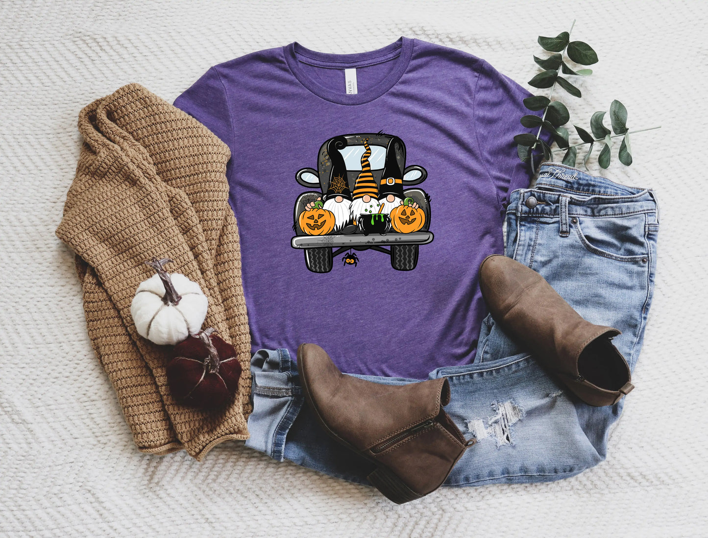 Halloween Truck Shirt, Halloween Gnomes Shirt