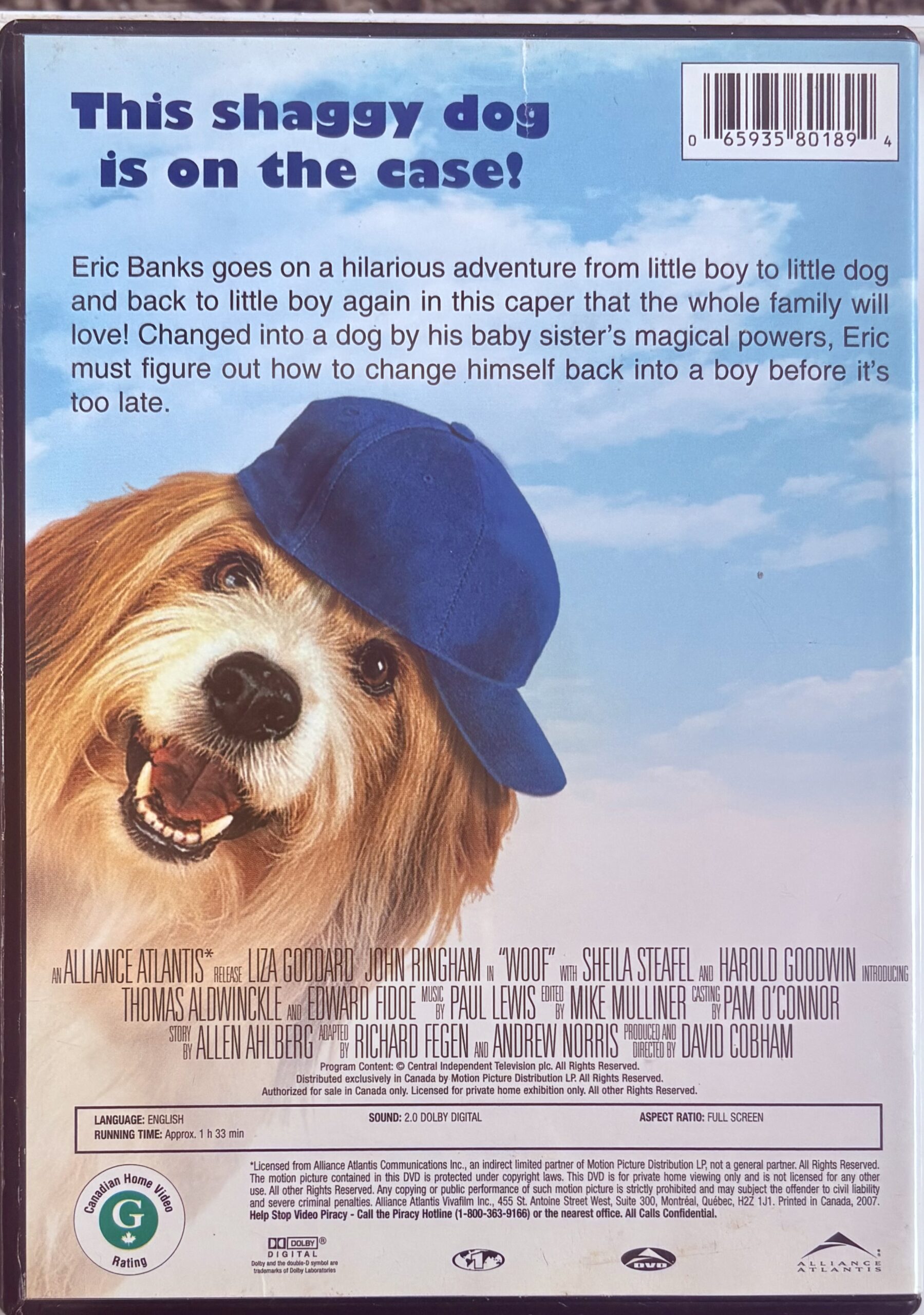Woof! (DVD, 2001) Columbia Children Family Alliance OOP - Image 4
