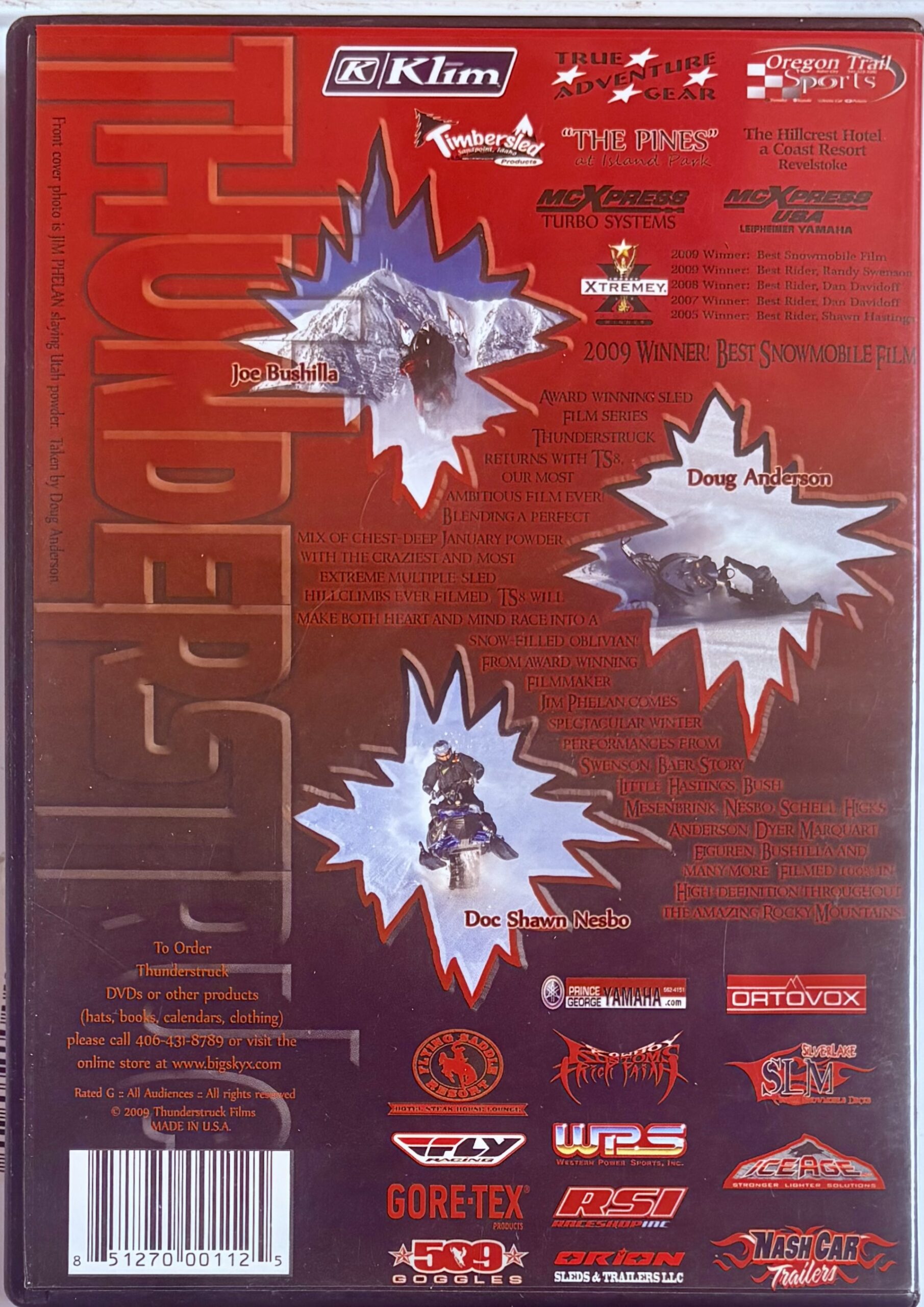 Thunderstruck (DVD, 2004) Documentary snowmobile tricks - Image 4