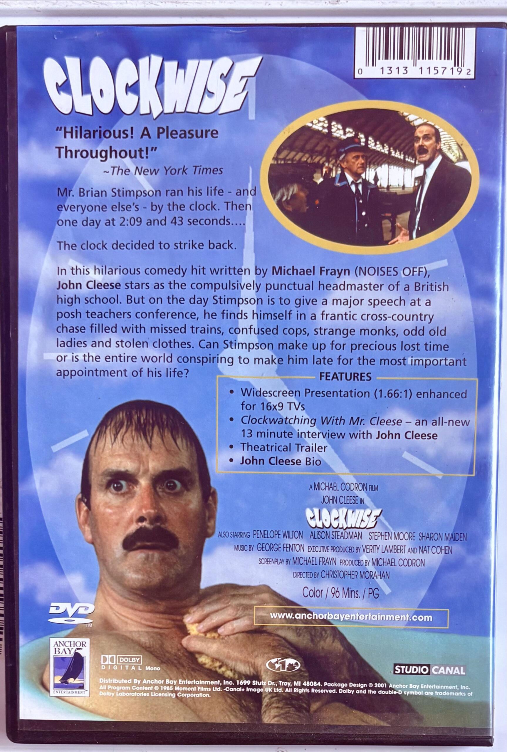 Clockwise (DVD, 1986) Anchor Bay John Cleese Comedy Anchor Bay OOP - Image 4