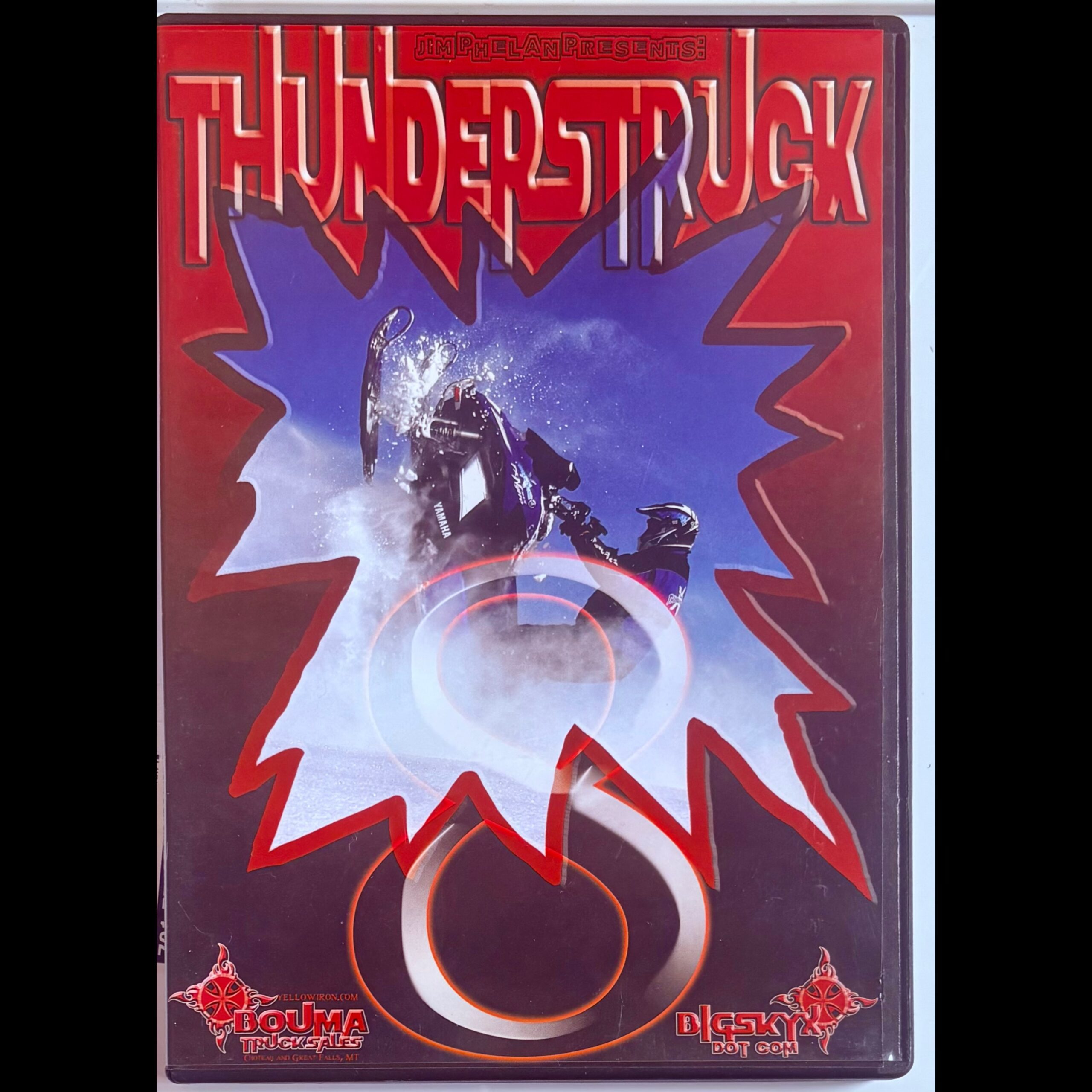 Thunderstruck (DVD, 2004) Documentary snowmobile tricks