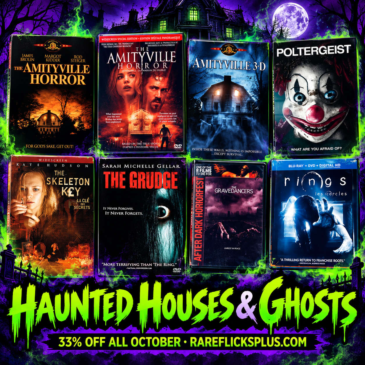 Haunted Houses & Ghosts: 8 Rare Picks at Rare Flicks Plus