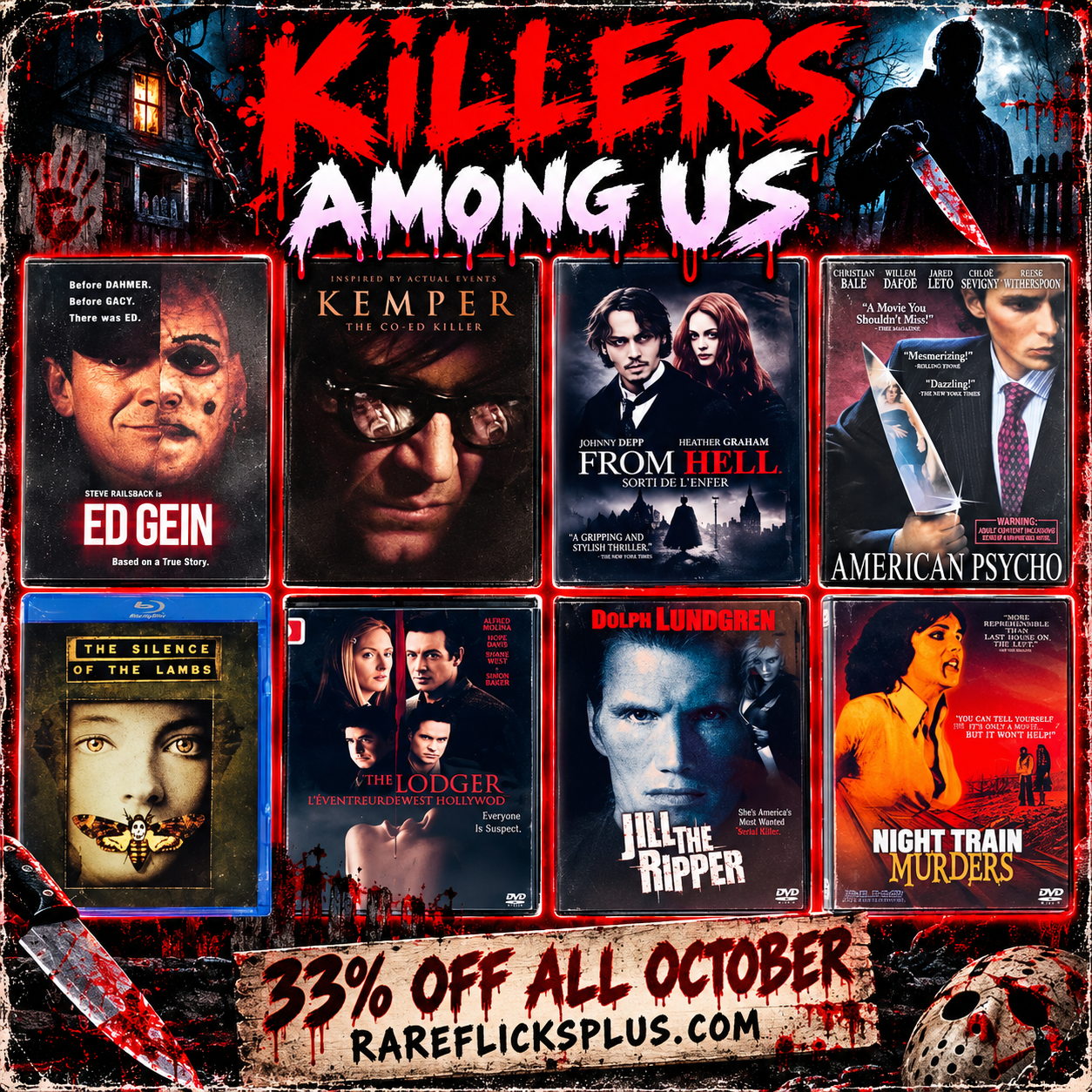 Killers Among Us: 8 Rare Picks at Rare Flicks Plus