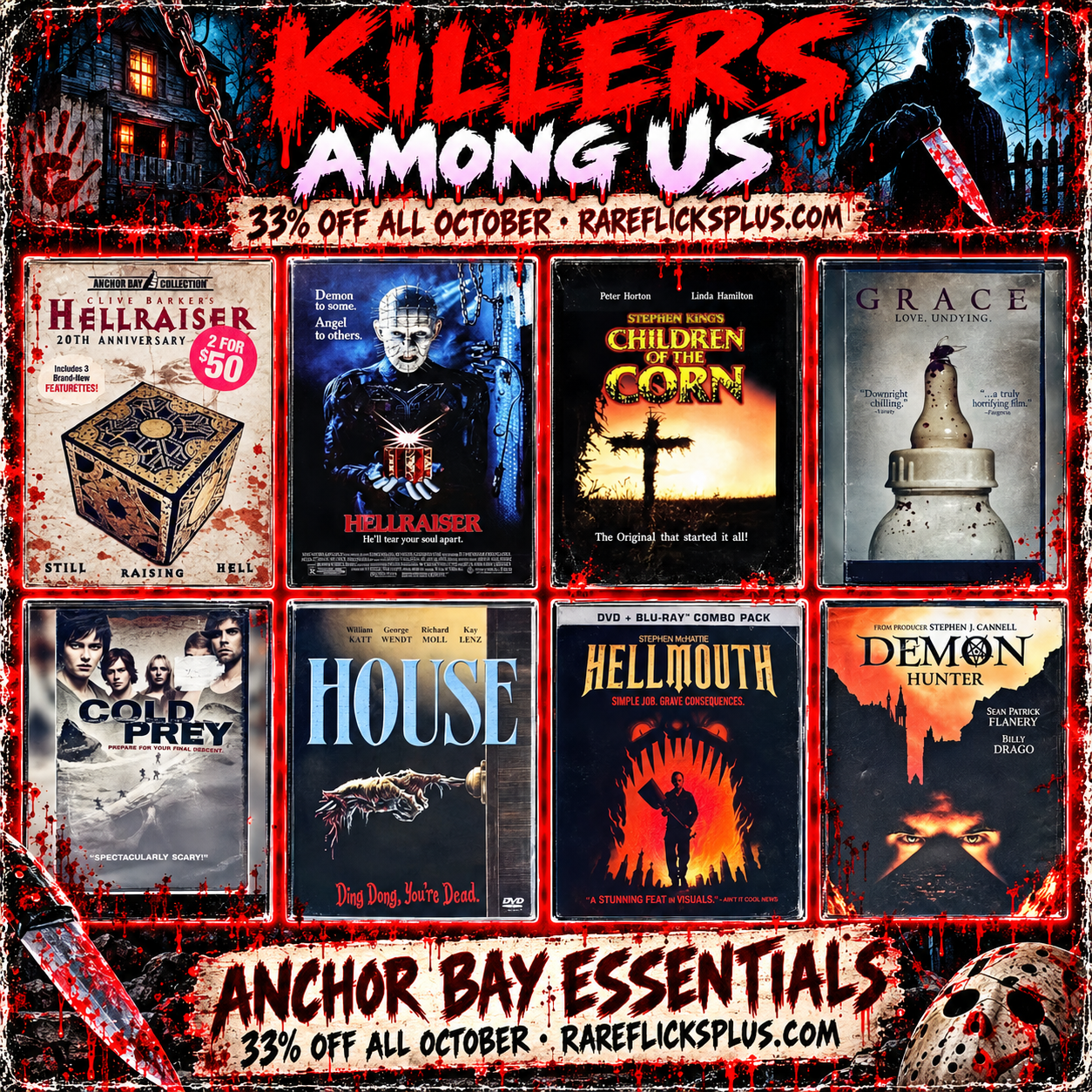 Anchor Bay Essentials: 8 Rare Picks at Rare Flicks Plus