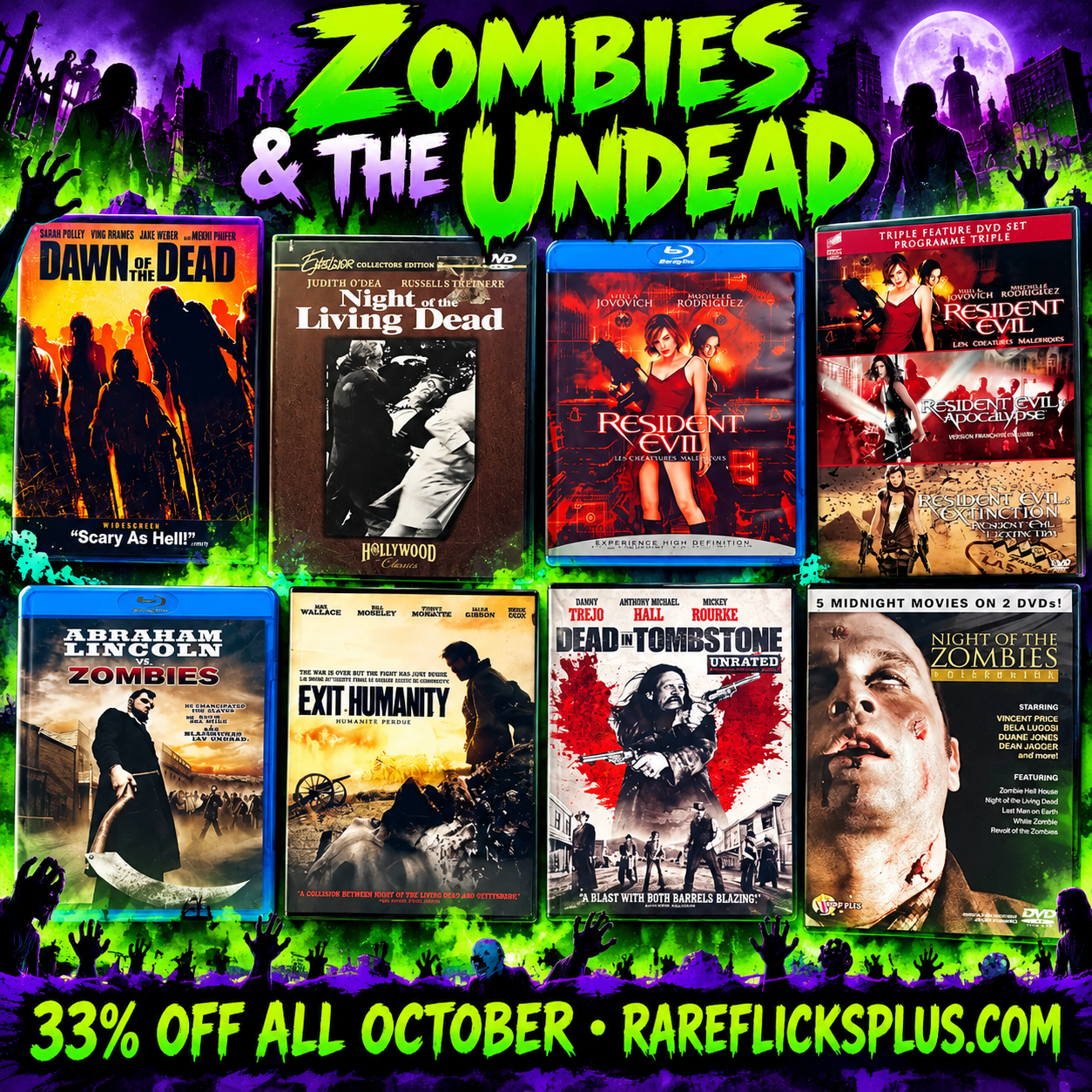 Zombies & the Undead: 8 Rare Picks at Rare Flicks Plus