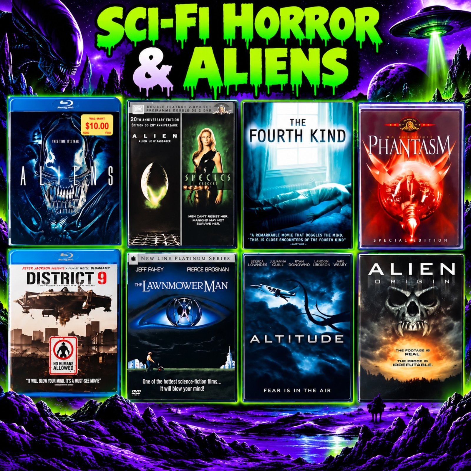 Sci-Fi Horror & Aliens: 8 Rare Picks at Rare Flicks Plus